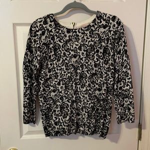 Lace Print Top